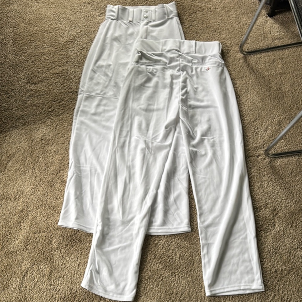 Men's White Straight-Leg Baseball Pants ⚾️